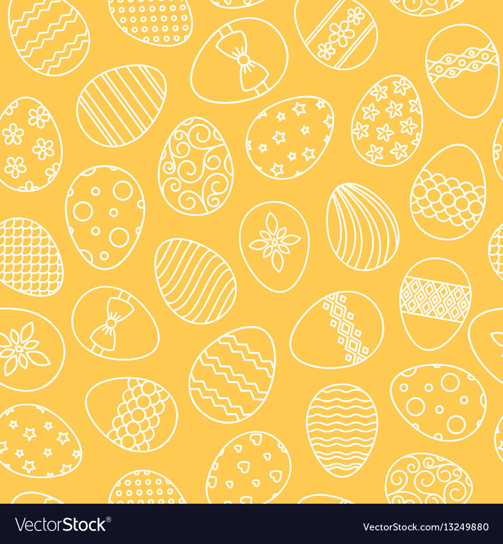Easter Egg Seamless Pattern
