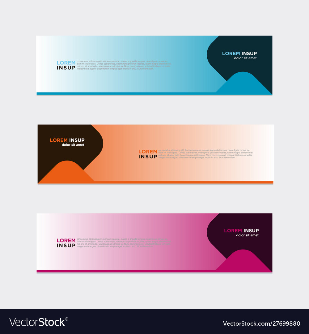 Modern banner web background abstract design