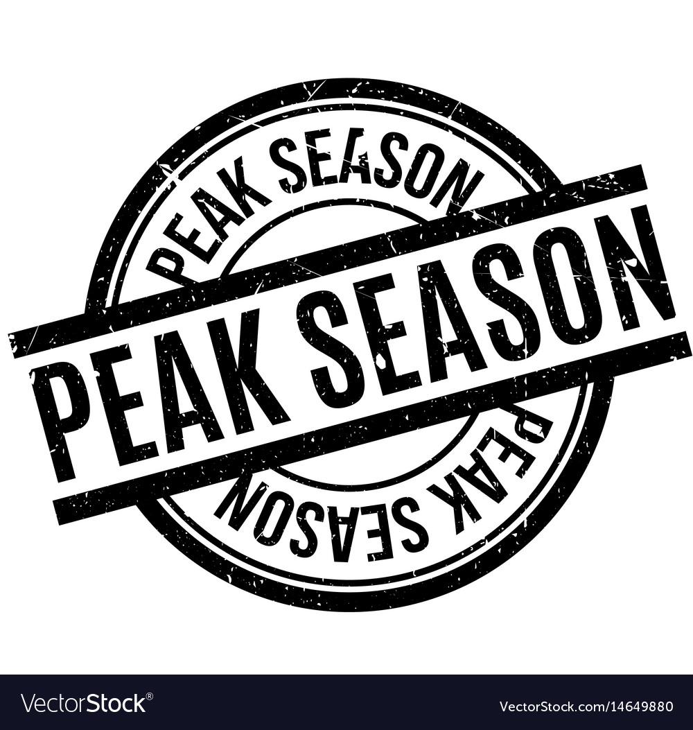 Peak season rubber stamp