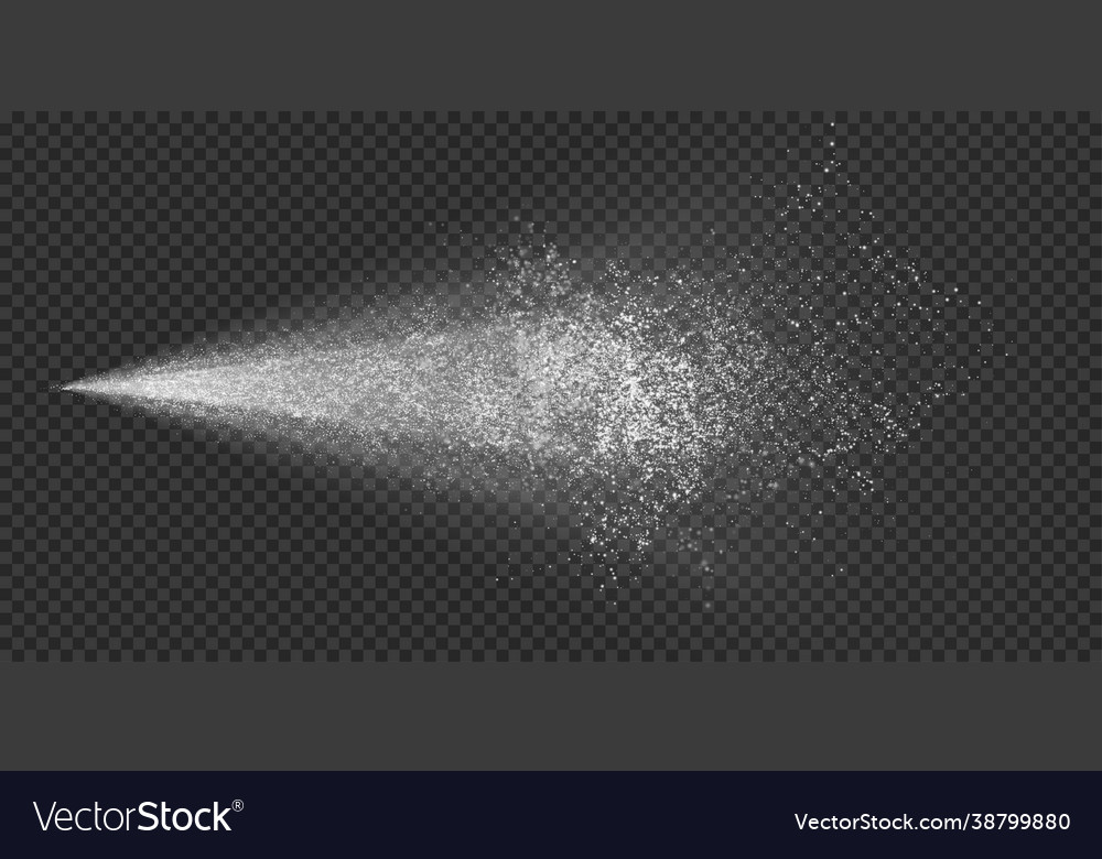 Water spray mist background jet atomizer Vector Image