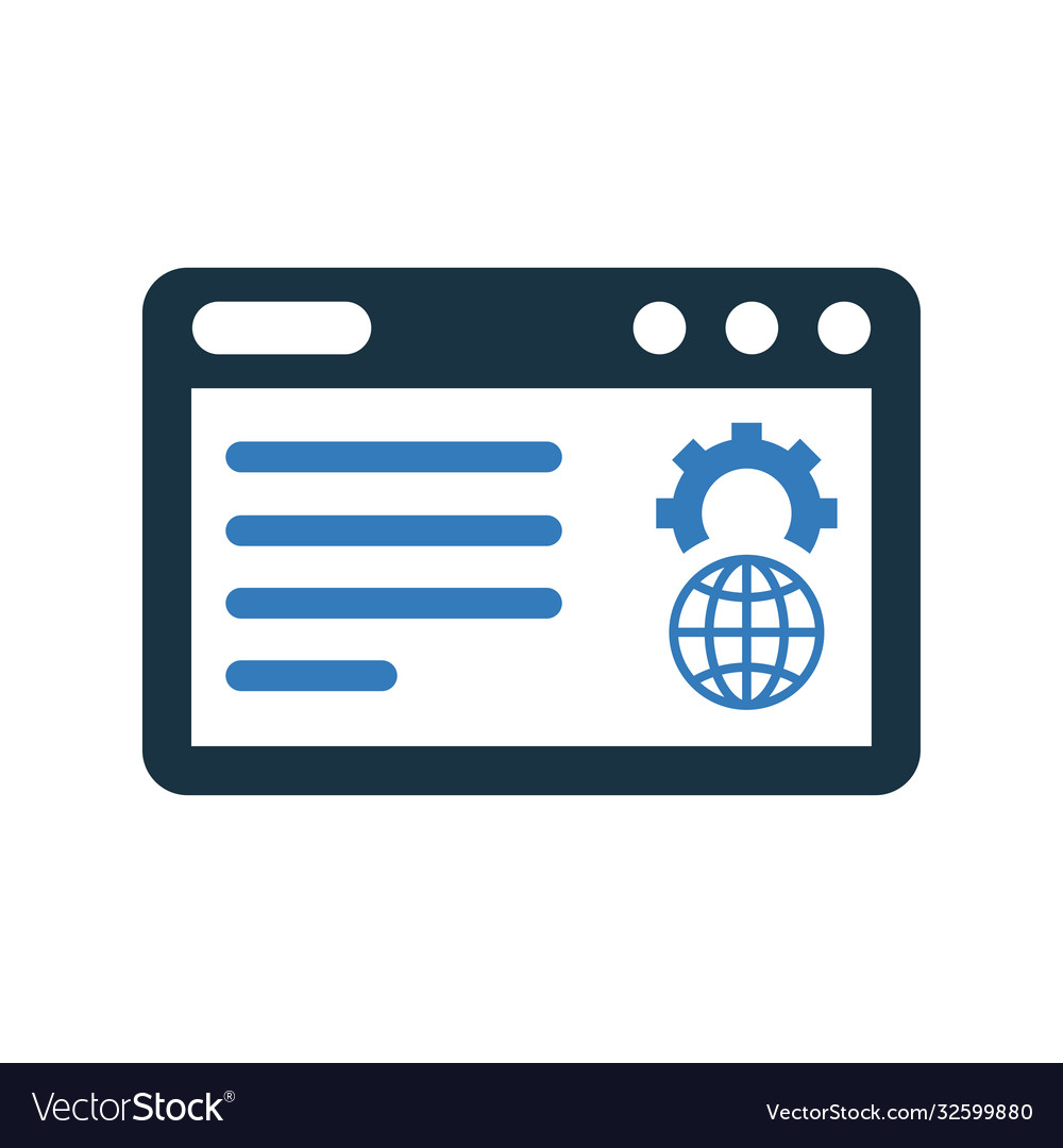 Website optimization icon graphics