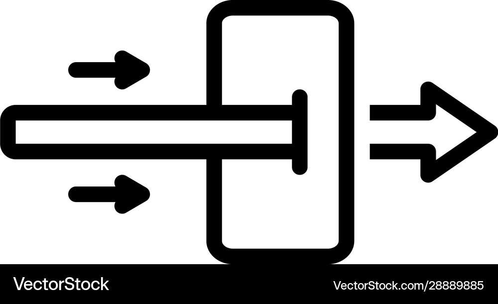 Across Royalty Free Vector Image - VectorStock