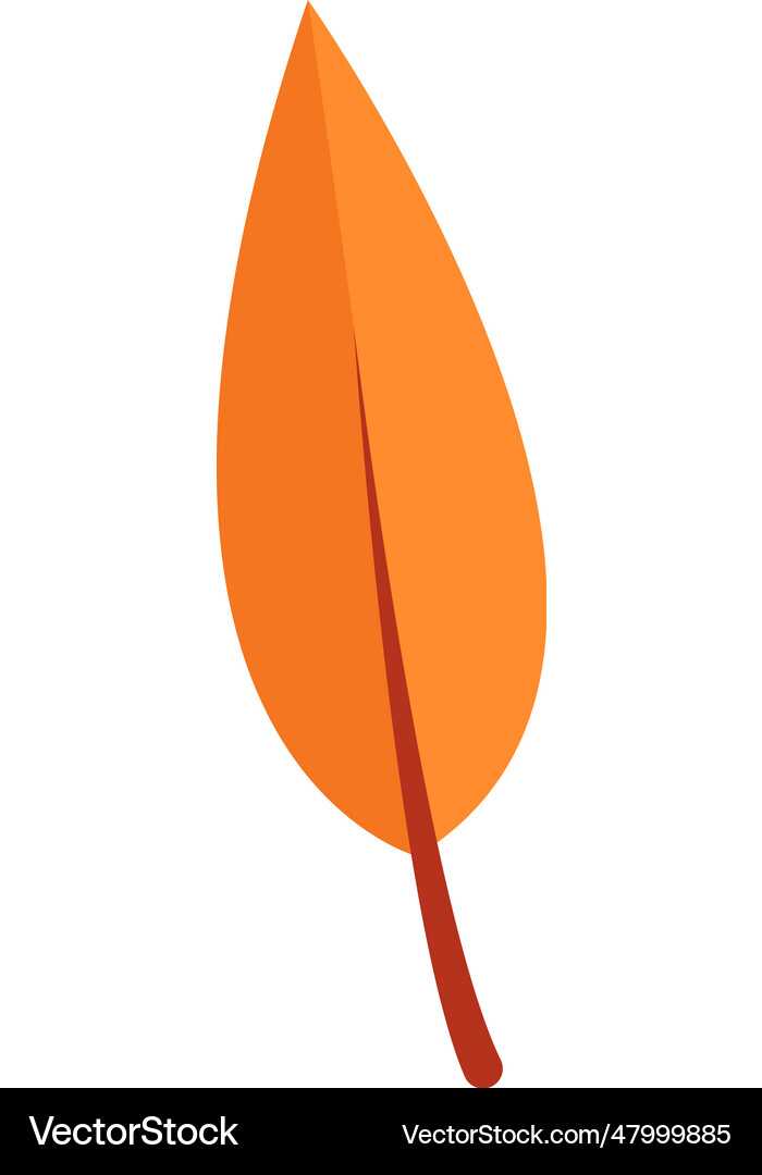 Autumn tree leaf Royalty Free Vector Image - VectorStock