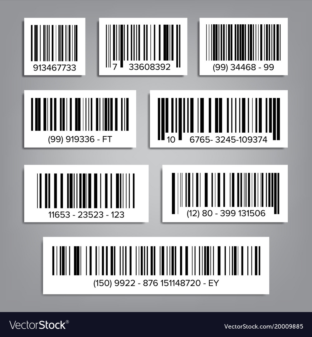 Barcode Set - UPC Codes