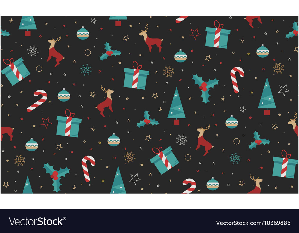 Bright Christmas Chuck For Fabric Royalty Free Vector Image