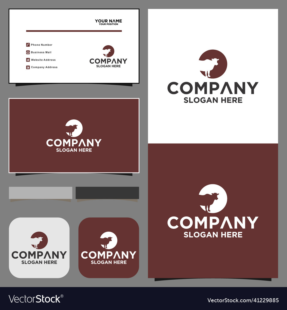 Bull logo symbols template icons