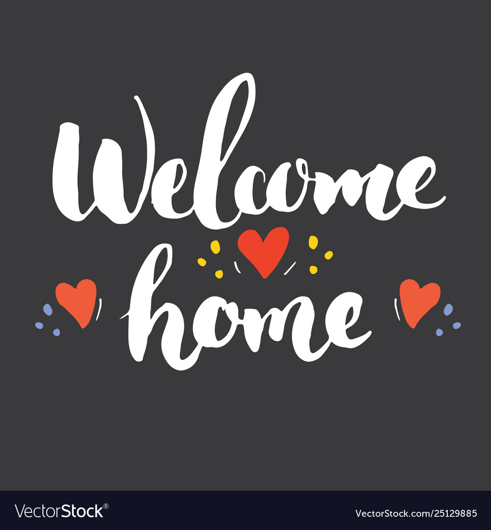 Handwritten Welcome Sign