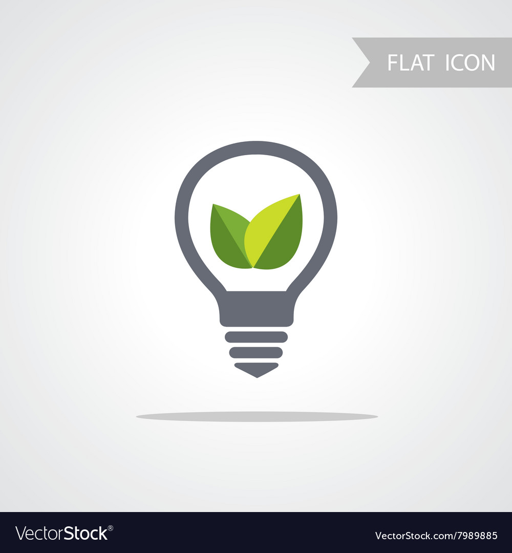 Lamp conceptual symbol for web