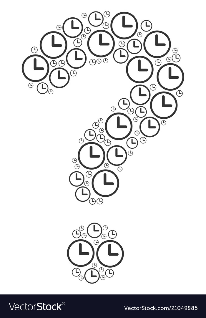 Prompt figure of clock icons vector image Prompt figure of clock icons