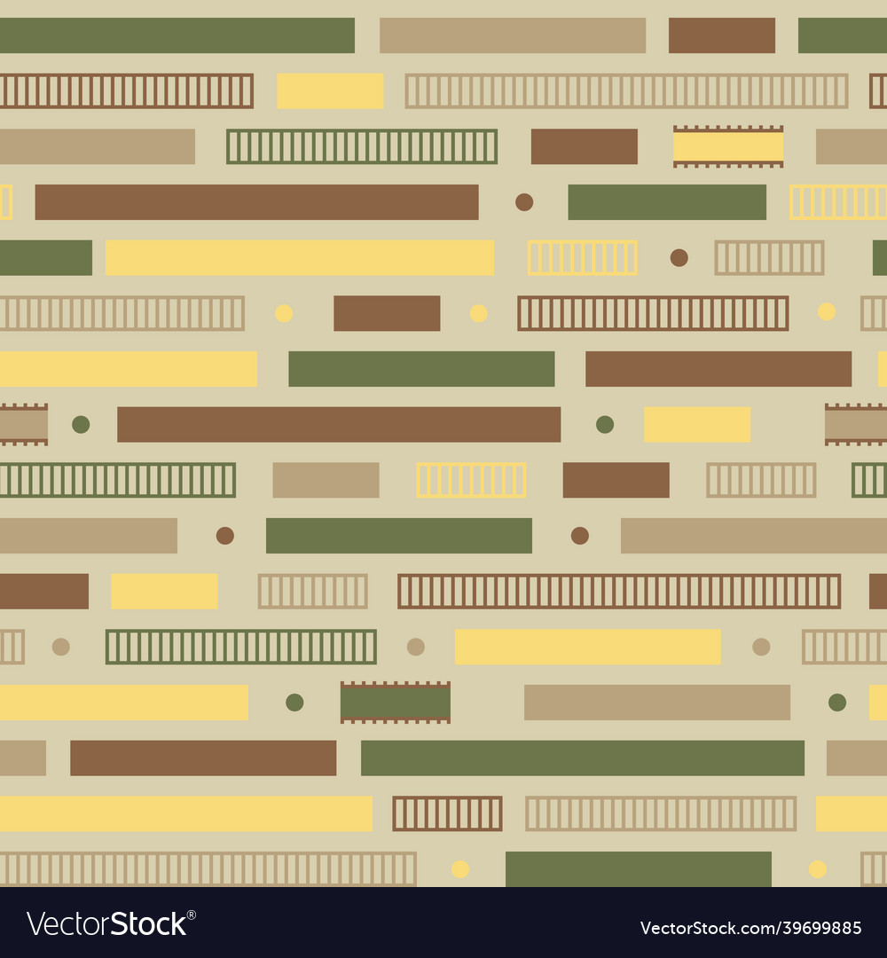 Seamless abstract pattern bricks stripes graph