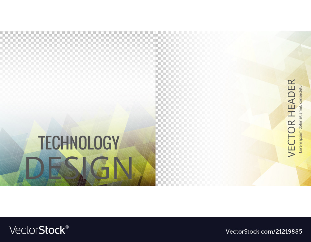 Set of abstract triangle pattern background