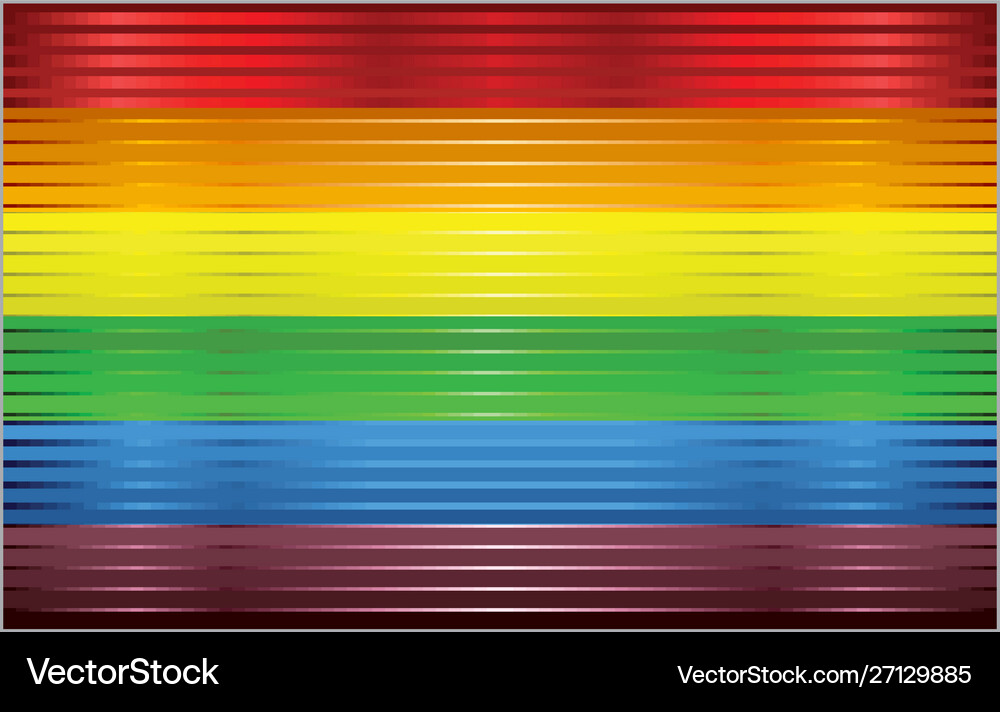 Shiny Grunge Gay Pride Flag Royalty Free Vector Image