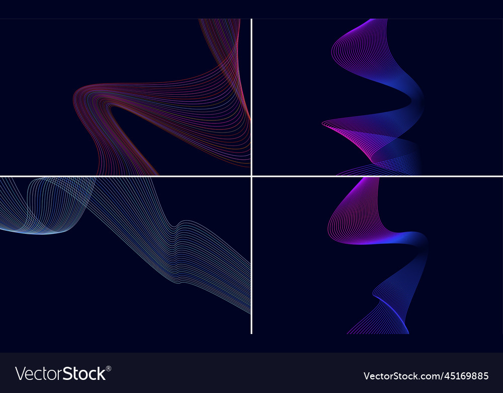 Use this pack of backgrounds to add a touch vector image Use this pack of backgrounds to add a touch