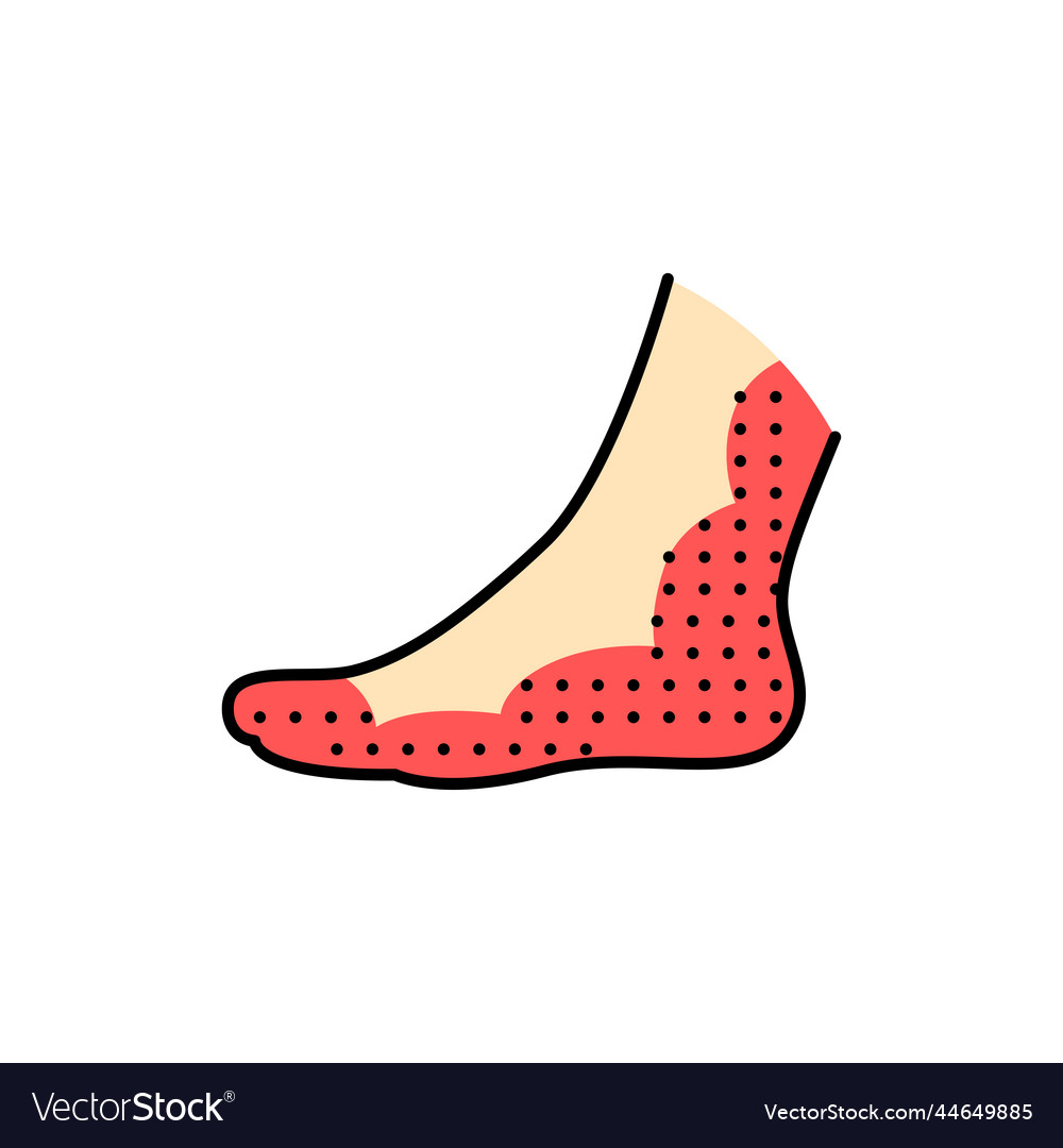 Vasculitis color line icon pictogram for web page