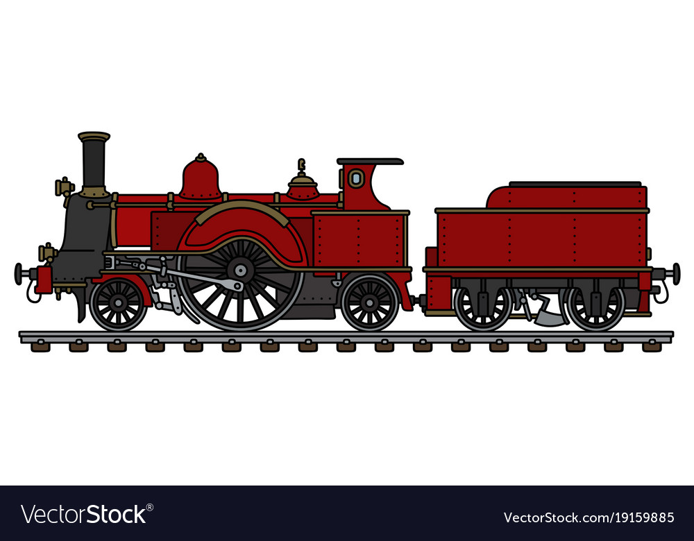 Red steam engine hi-res stock photography and images - Alamy