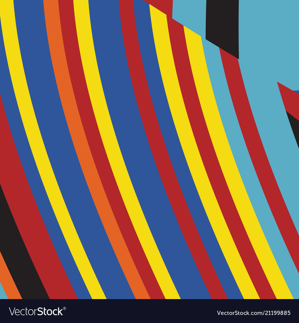 Zebra pop abstract stripe pattern vector image Zebra pop abstract stripe pattern