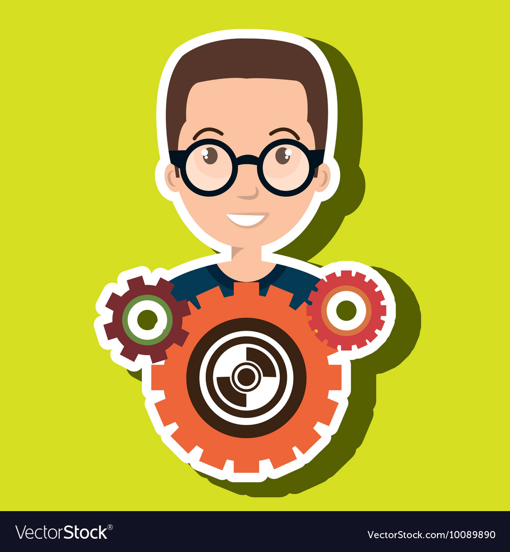 Character gears system symbol