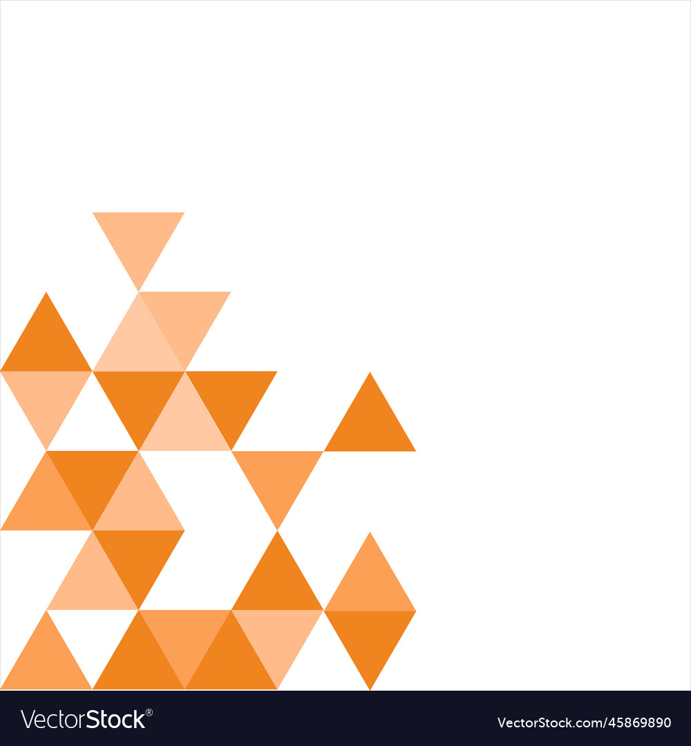 Geometric corner shape Royalty Free Vector Image