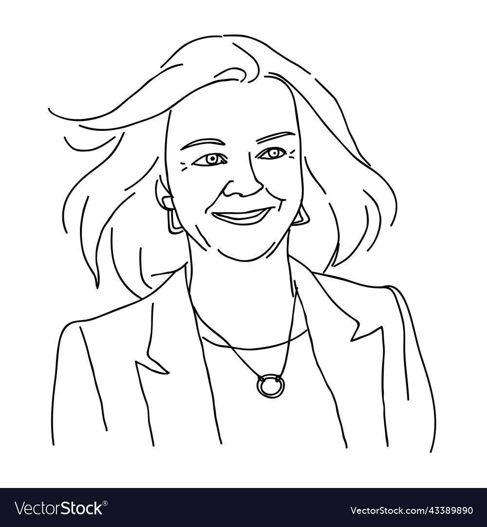 Liz truss Zeichnung