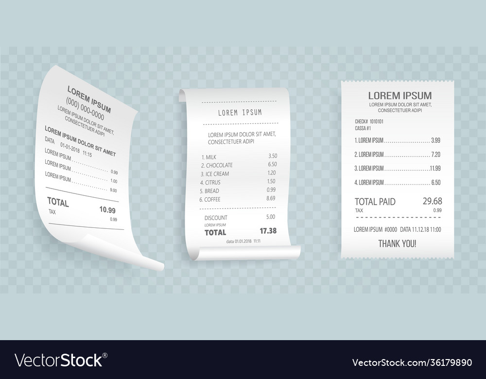 Payment check isometric set buying financial