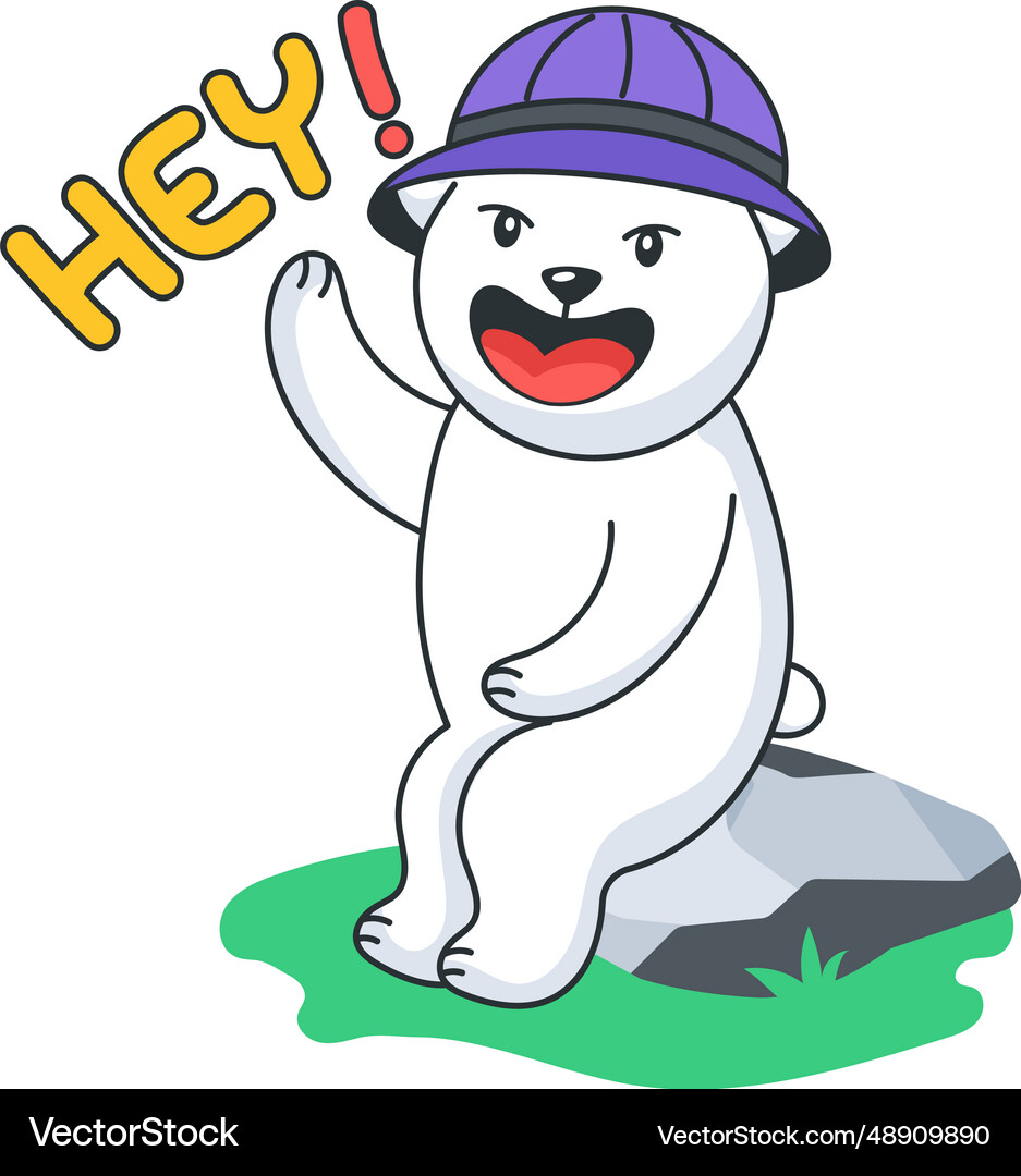 Sitting bear Royalty Free Vector Image - VectorStock