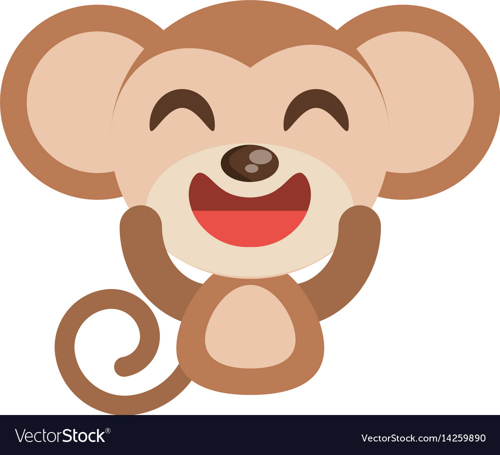 Smiling Monkey Character