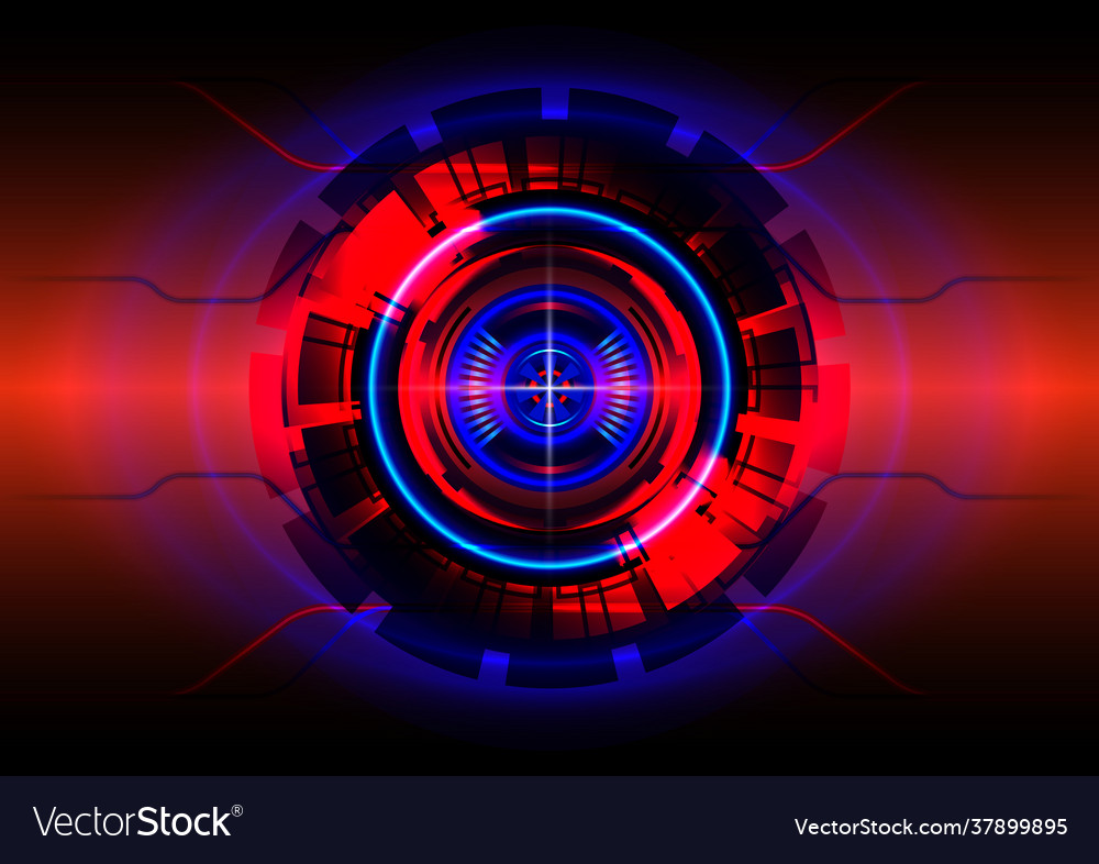 Abstract Hi-Tech Light Circuit Background