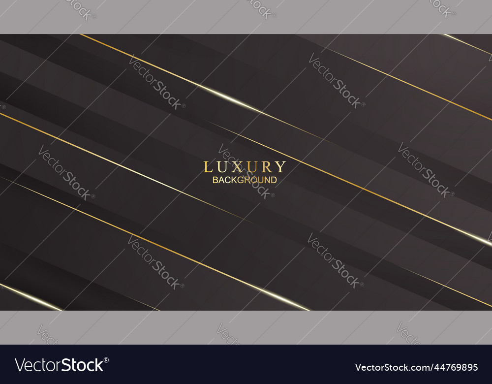 Elegant layered shape background with golden lines