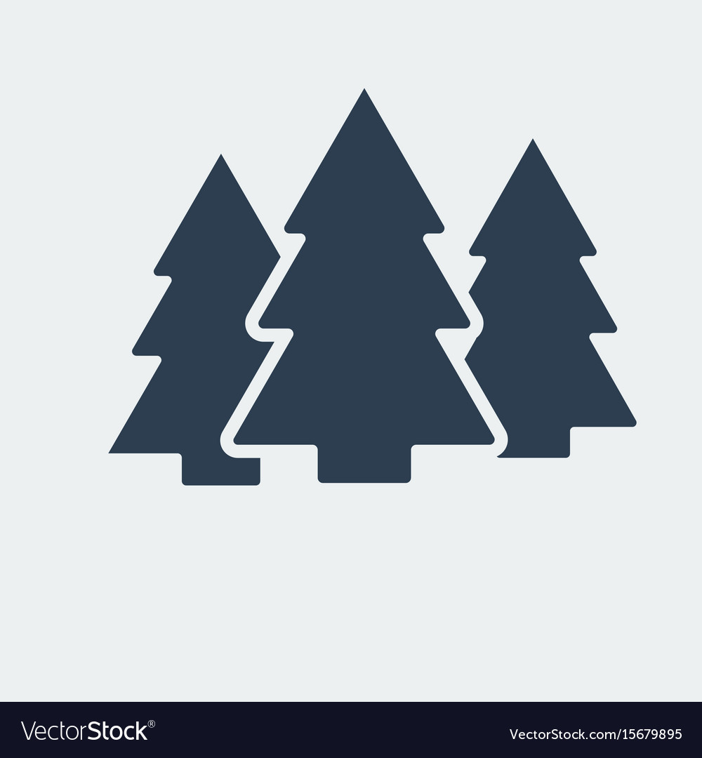 Forest Silhouette Icon