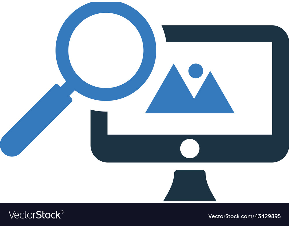 Image search icon simple editable