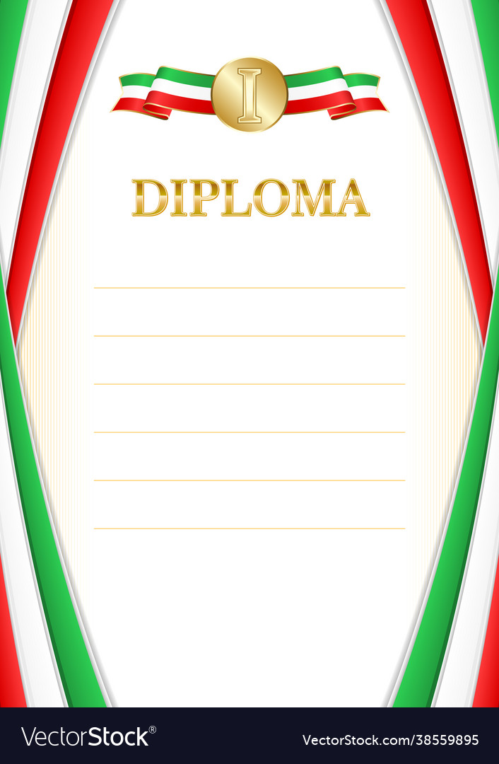 Vertical frame and border with iran flag vector image Vertical frame and border with iran flag
