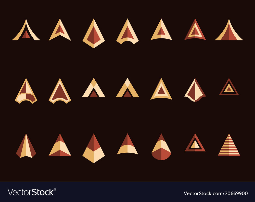 Arrowheads set