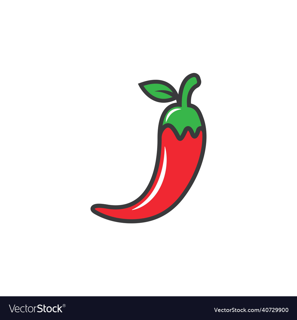 Chili icon design