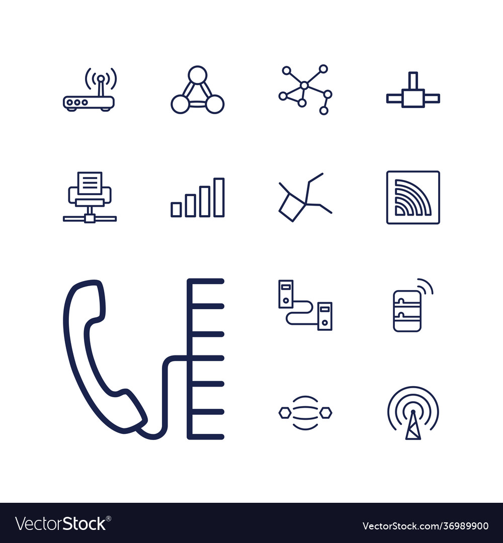 Connect icons Royalty Free Vector Image - VectorStock