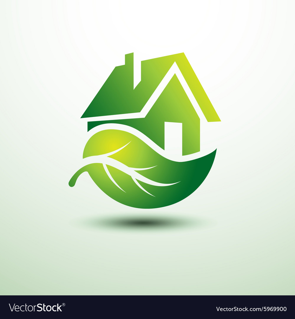 Green house4 Royalty Free Vector Image - VectorStock