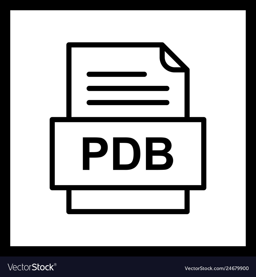 Pdb file document icon