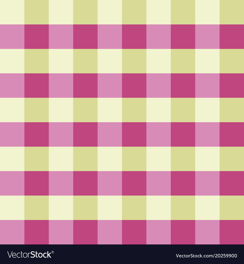 Pink Green Gingham Tablecloth Seamless Royalty Free Vector Pink Green Gingham Tablecloth Seamless Vector Image