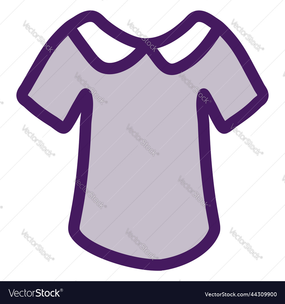 Purple tshirt on a white background