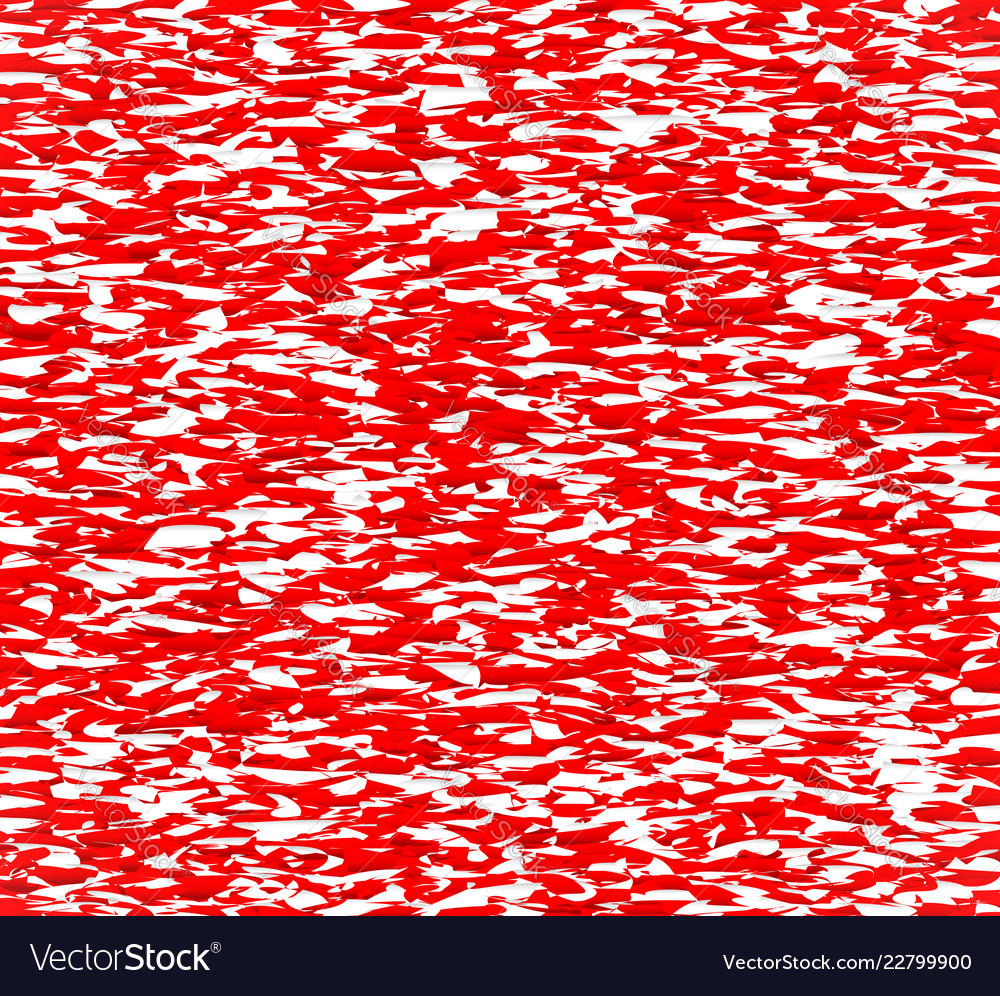 Red Fragmented Abstract Texture