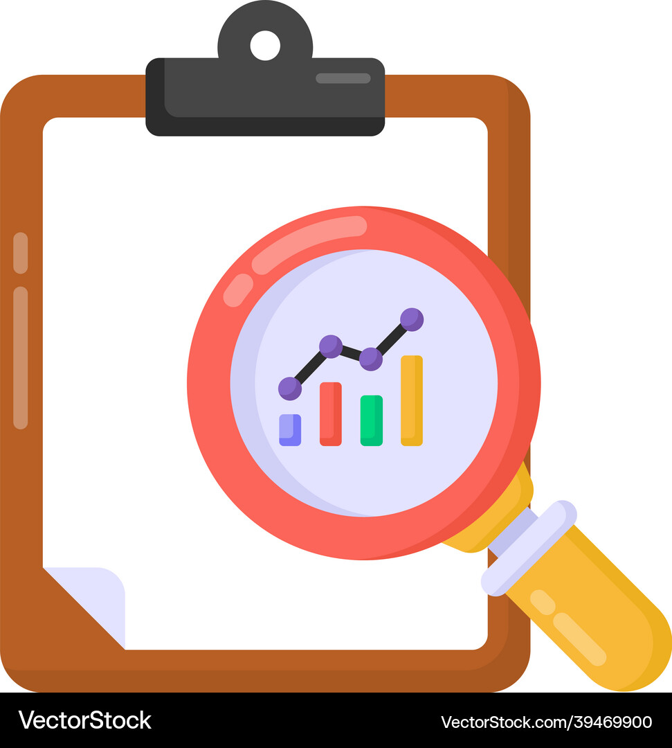 Seo analysis Royalty Free Vector Image - VectorStock