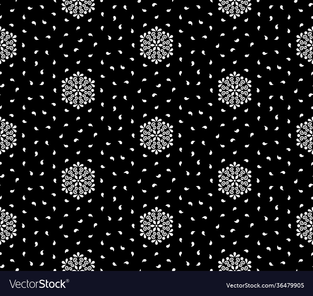 Abstract pattern black and whit doodle