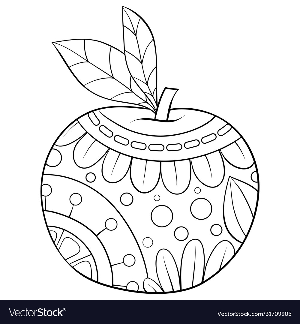 Coloring for adults Royalty Free Vector Image - VectorStock