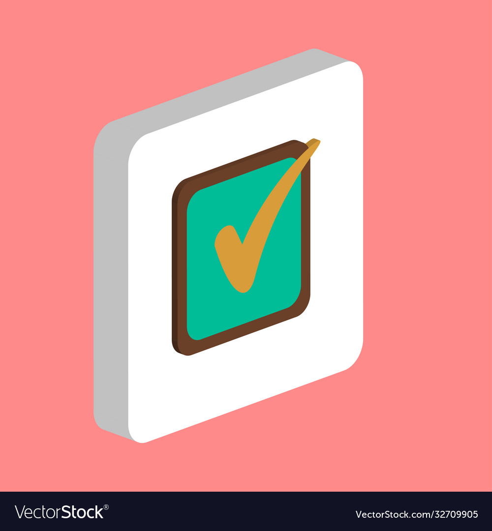 Checklist simple icon symbol design template