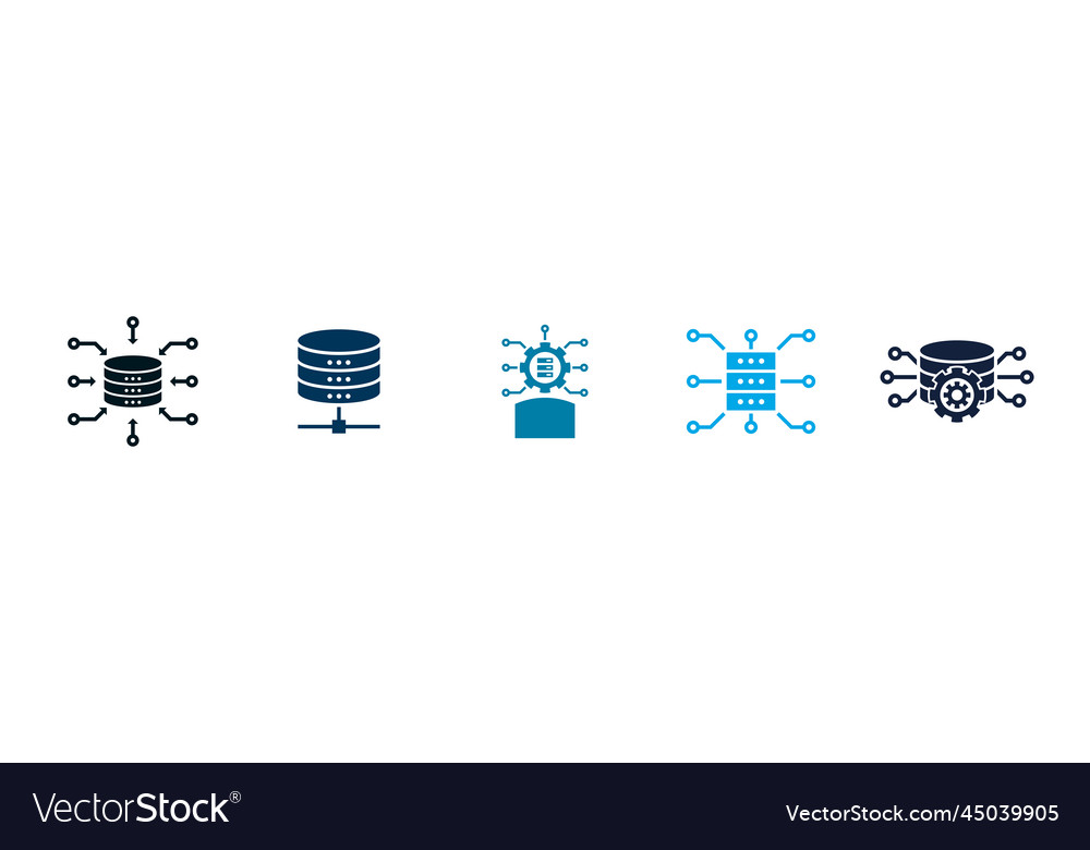 Data Icons - Database & Analysis