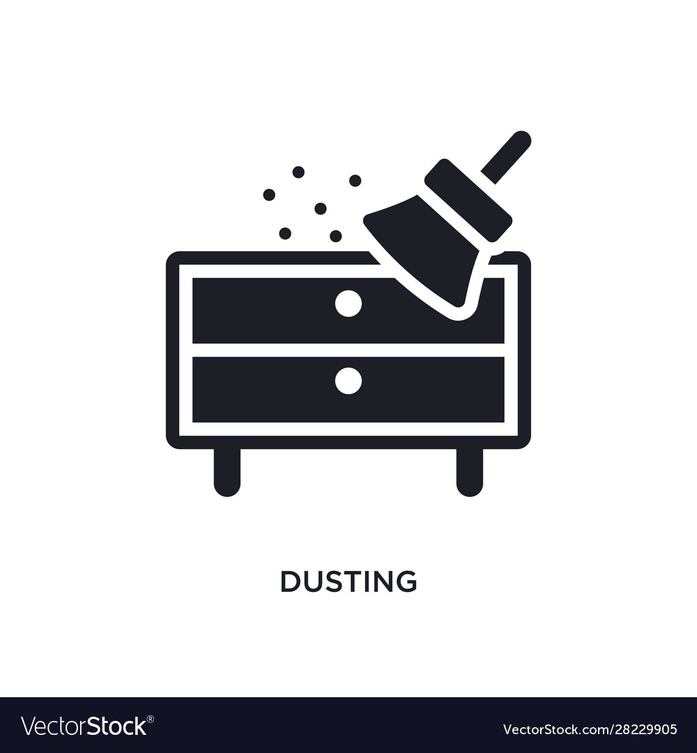 Dusting isolated icon simple element from