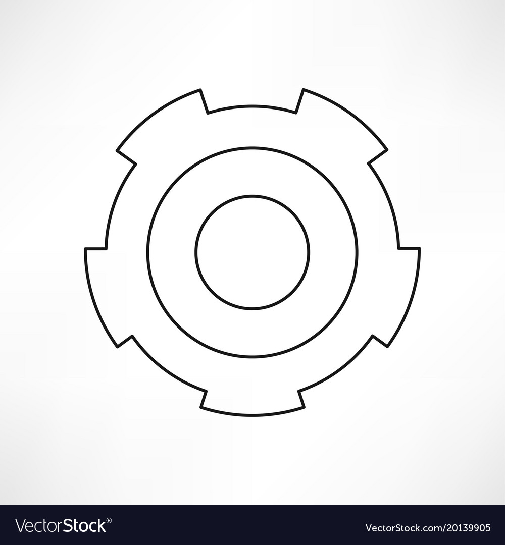 Gears isolated object technical mechanical