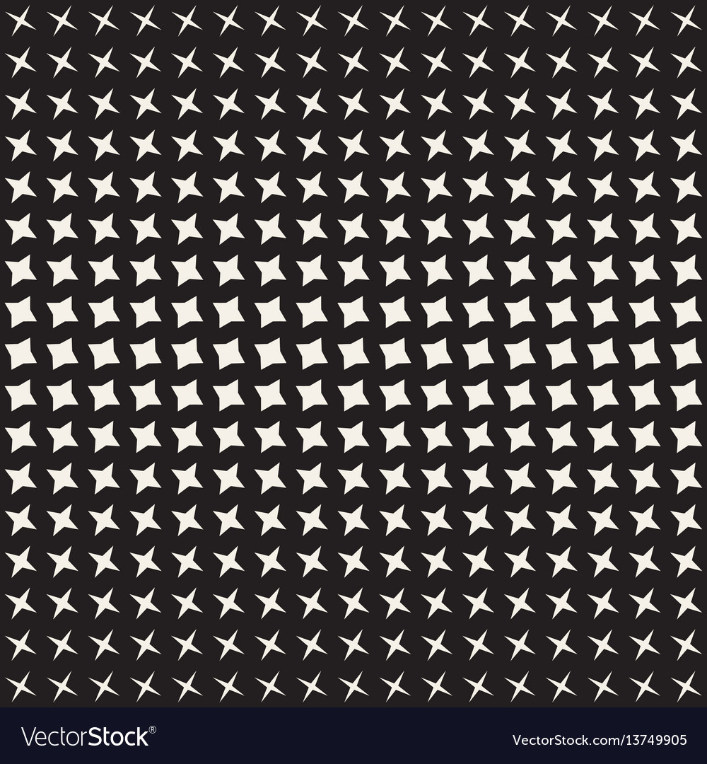 Geometric seamless star shapes pattern halftone