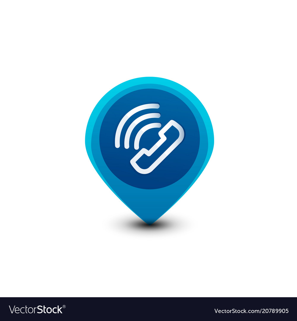 Phone support web button vector image Phone support web button