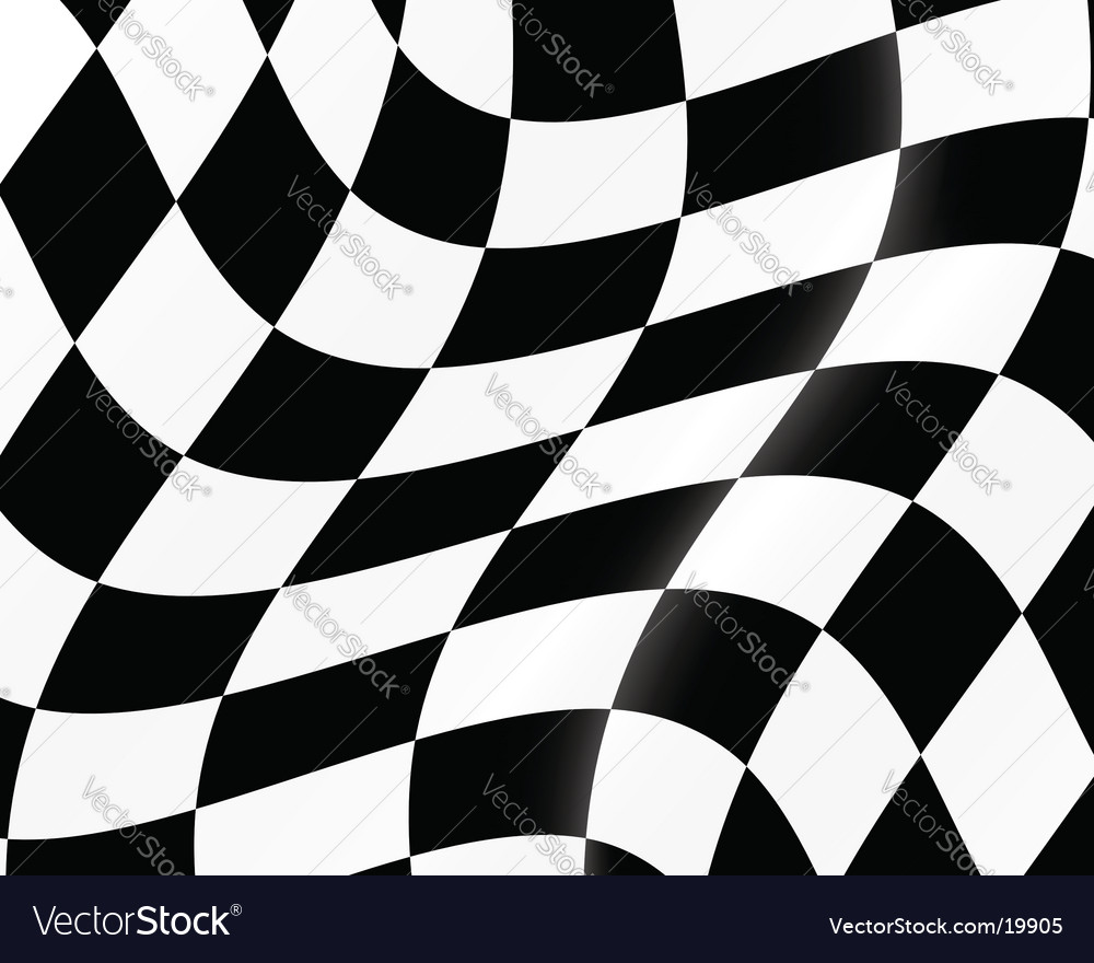 Racing flag Royalty Free Vector Image - VectorStock