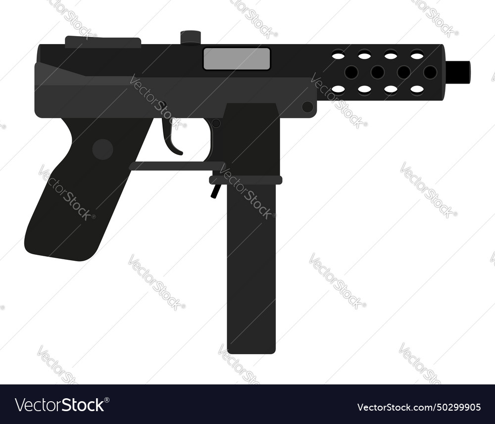 Submachine machine hand gun weapons stock